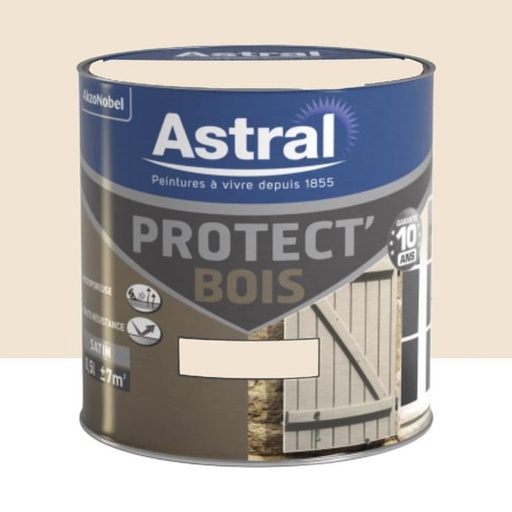 Astral Protect Bois Satin Blanc Cassé 0.5L
