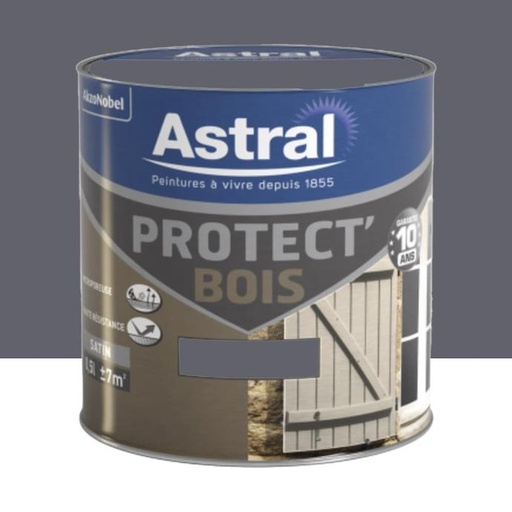 Astral Protect Bois Satin gris Minerai 0.5L