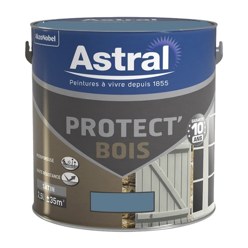 Astral Protect Bois Satin Ciel d'Orage 2.5L