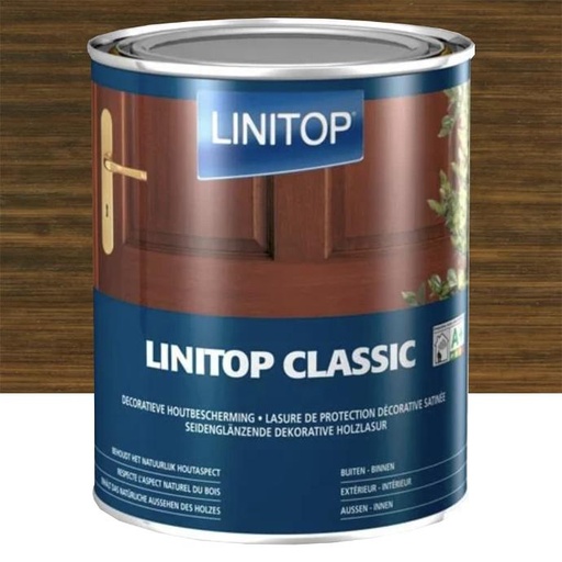Linitop Classic Satin 288 Chêne Foncé 1L