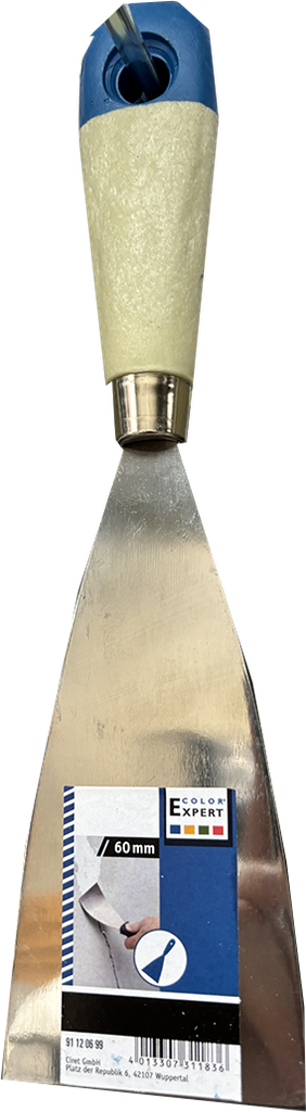 Ciret couteau à enduire Acier 60mm Bois