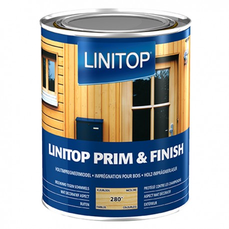 Linitop Prim et Finish Mat 280 Incolore 1L